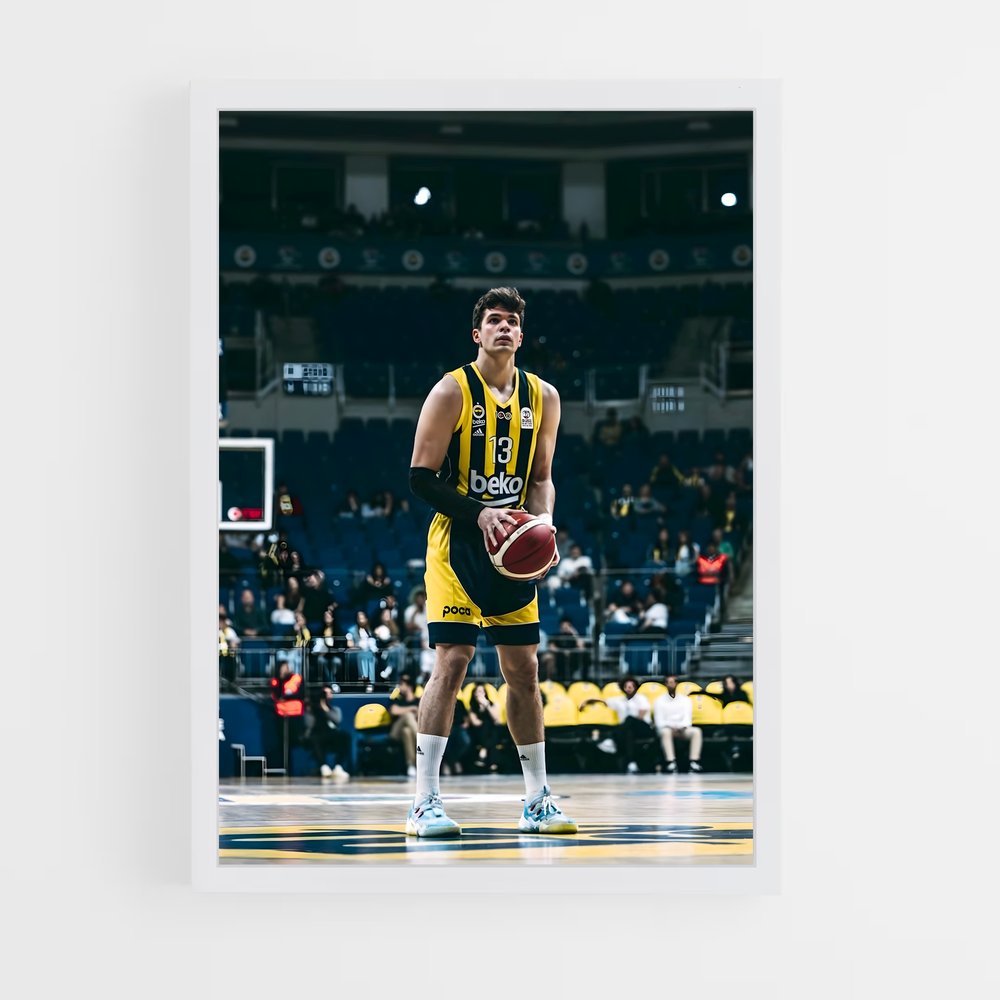 Poster Fenerbahce basketball parquet (vue 3)